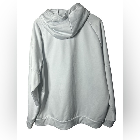 Nike Therma-Fit Pullover Fitness White Hoodie Mens Sz XXL Athleisure Gym Workout - Picture 4 of 11